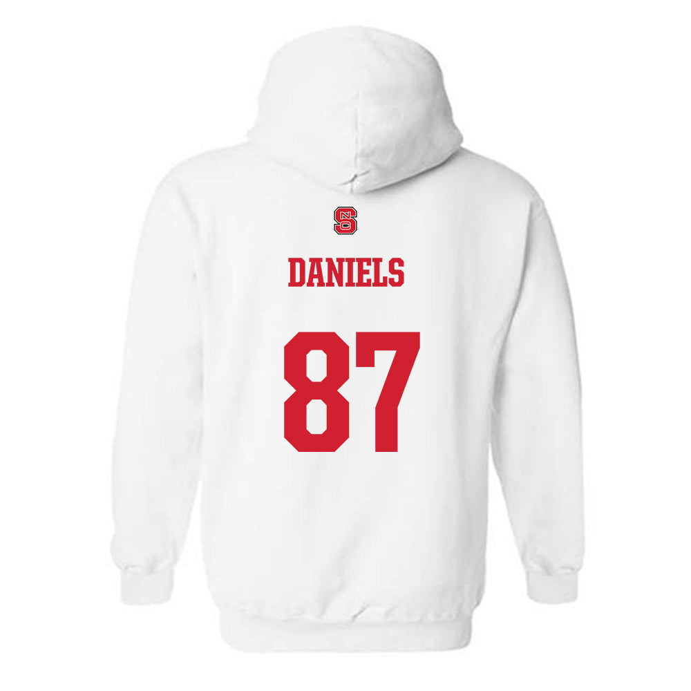 NC State - NCAA Football : Dante Daniels - Generic Shersey Hooded Sweatshirt