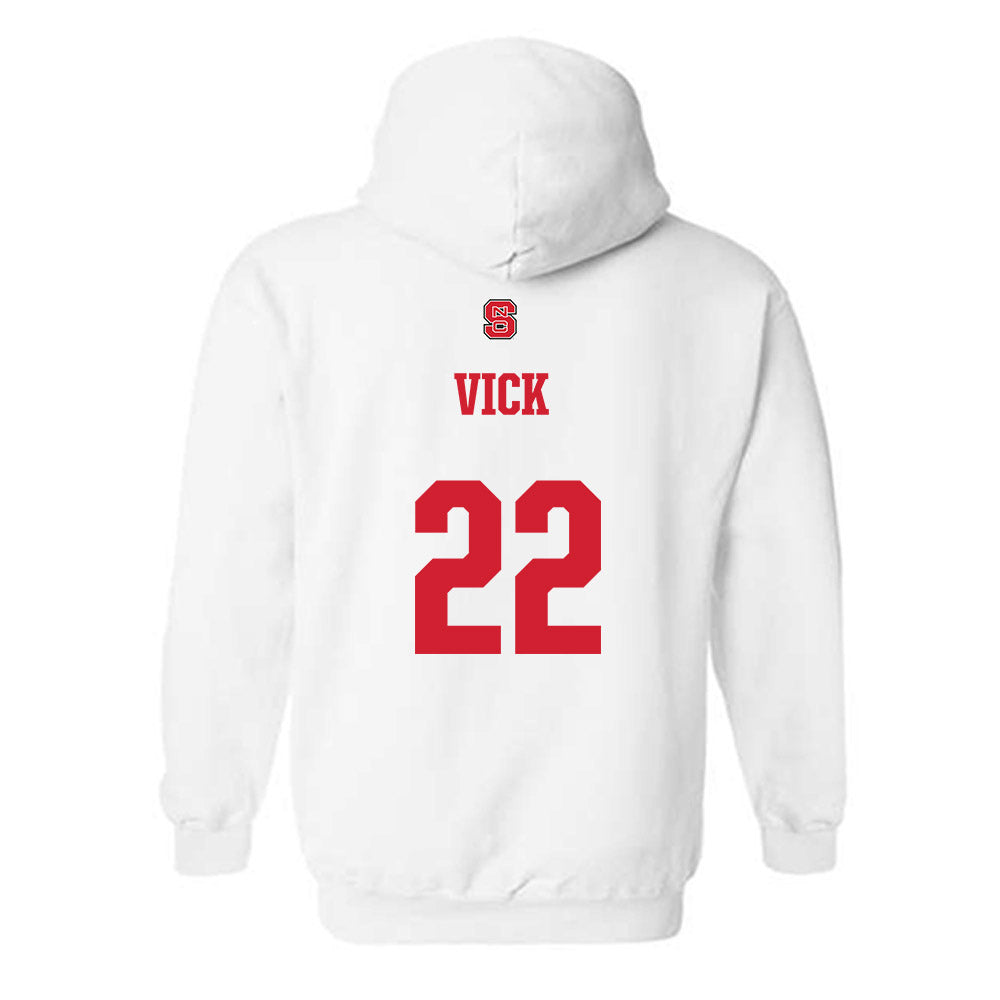 NC State - NCAA Football : Jackson Vick - Generic Shersey Hooded Sweatshirt-1