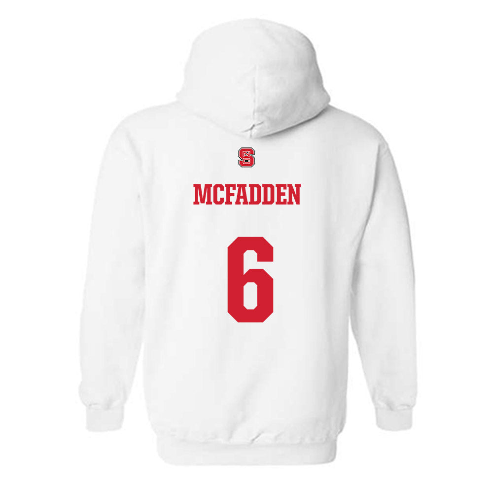 NC State - NCAA Women's Volleyball : Hailey McFadden - Generic Shersey Hooded Sweatshirt-1