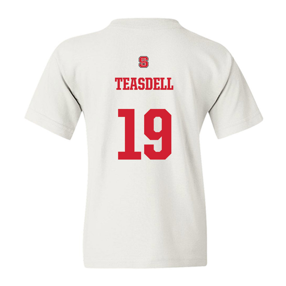 NC State - NCAA Football : Tristan Teasdell - Generic Shersey Youth T-Shirt-1