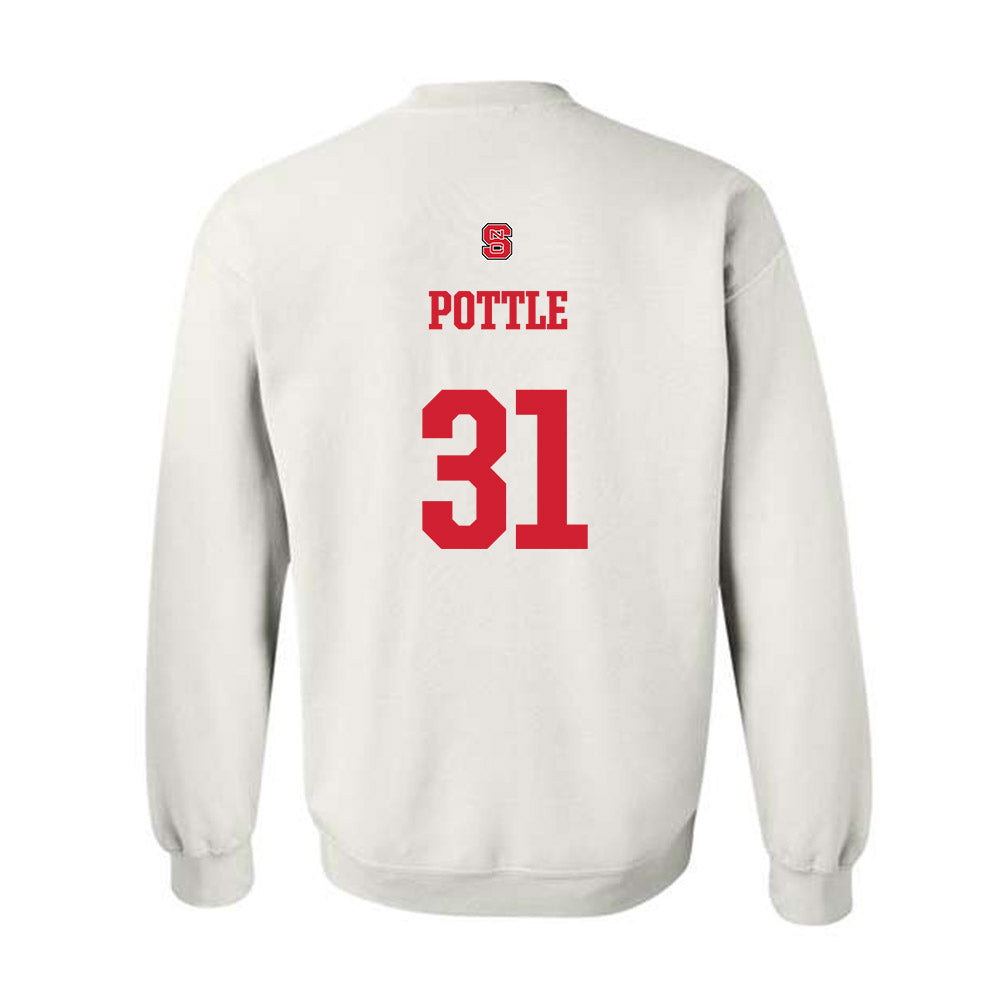 NC State - NCAA Men's Soccer : John Pottle - Generic Shersey Crewneck Sweatshirt-1