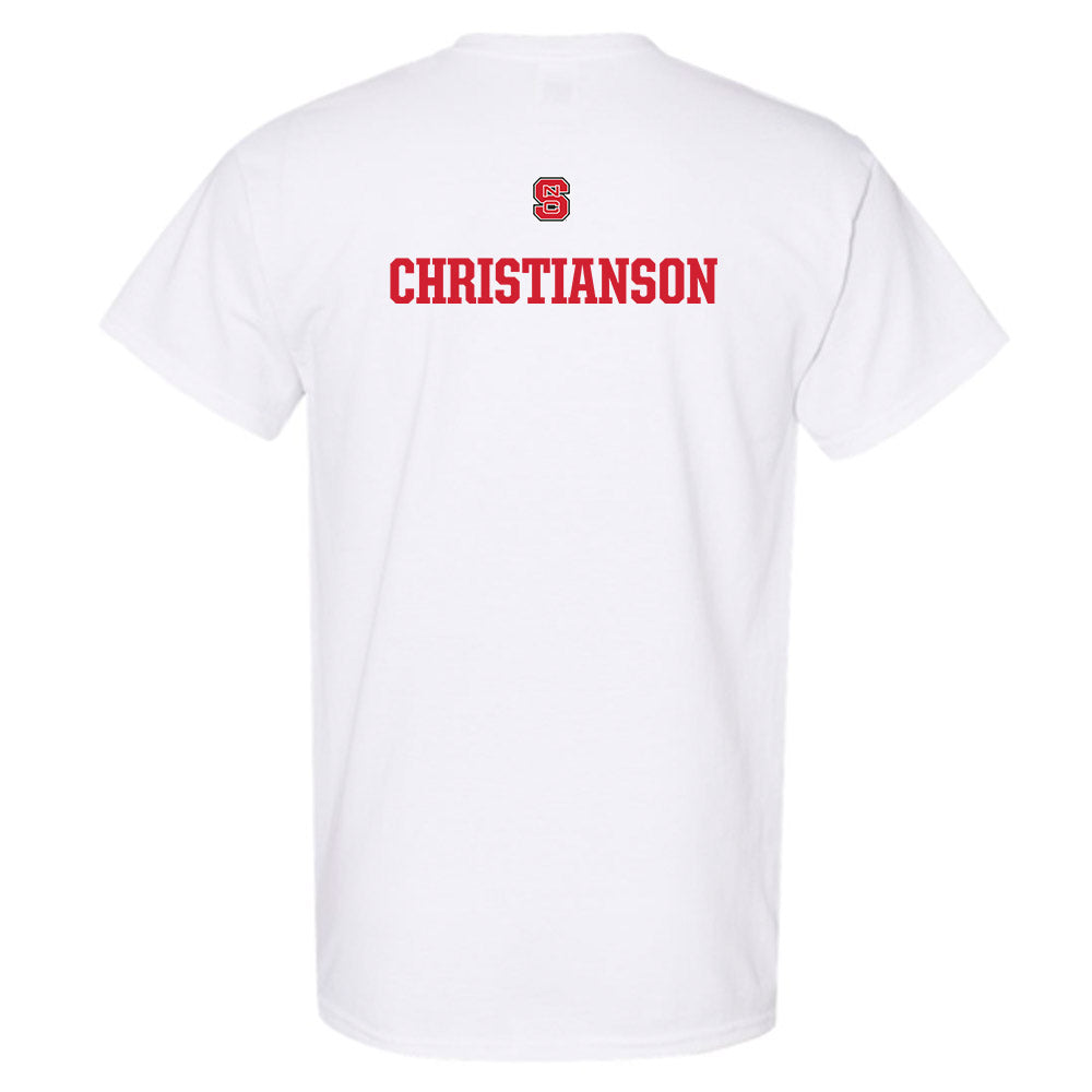 NC State - NCAA Women's Swimming & Diving : Lily Christianson - Generic Shersey T-Shirt