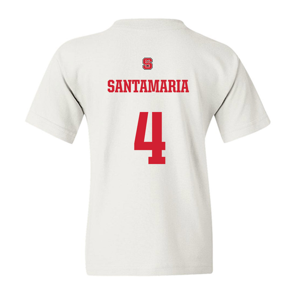 NC State - NCAA Men's Soccer : Carlos Santamaria - Generic Shersey Youth T-Shirt-1