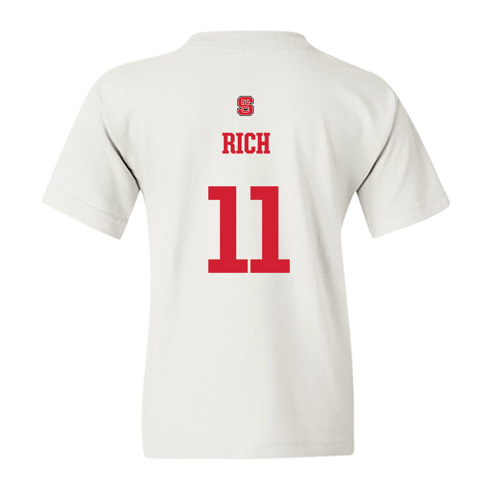 NC State - NCAA Women's Soccer : Eliza Rich - Generic Shersey Youth T-Shirt-1
