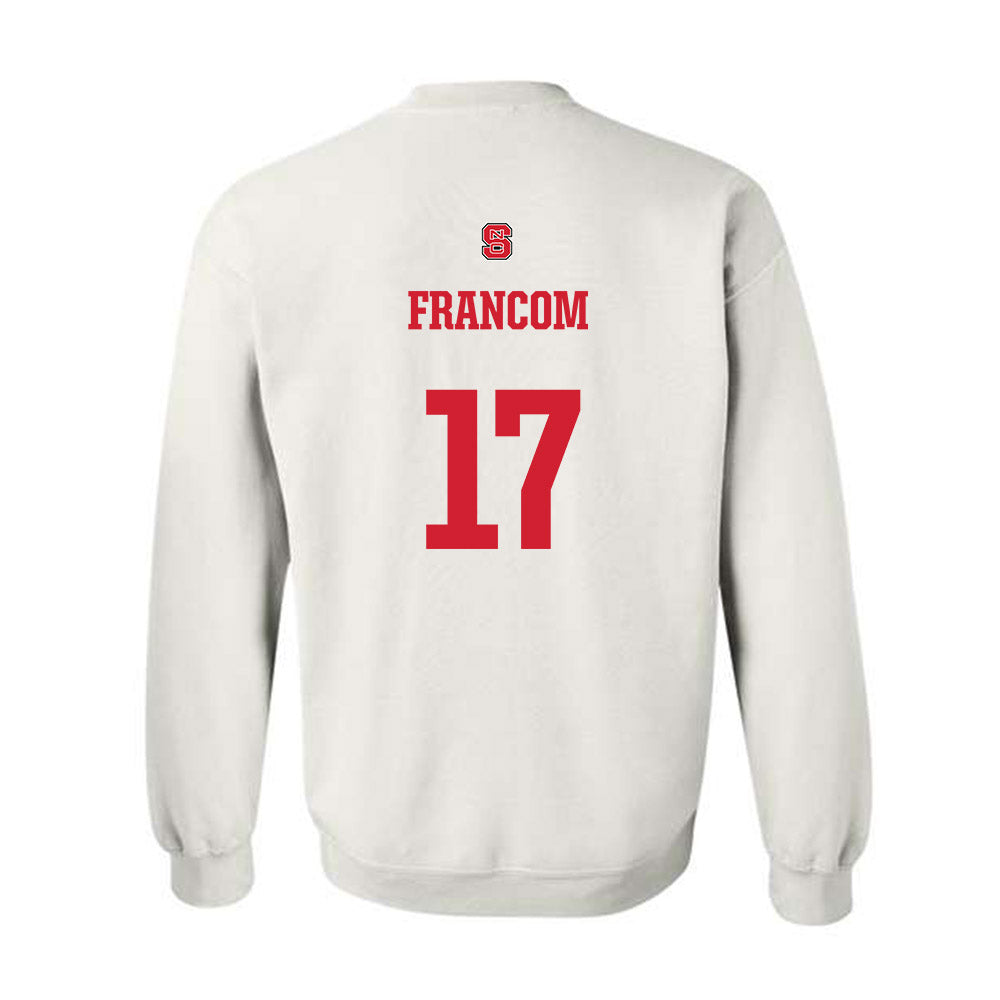 NC State - NCAA Women's Volleyball : Talia Francom - Generic Shersey Crewneck Sweatshirt-1