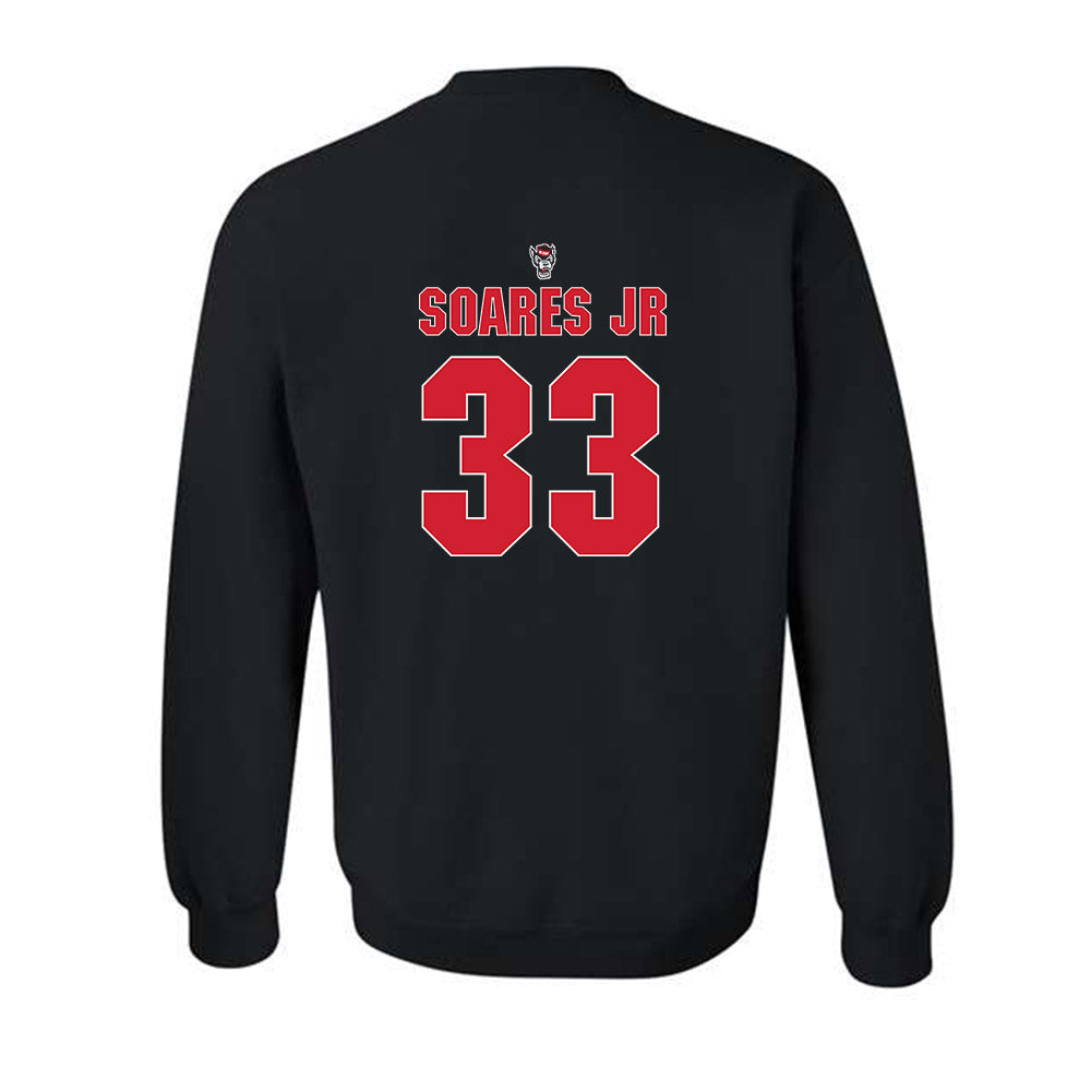 NC State - NCAA Football : Kenny Soares Jr - Sports Shersey Crewneck Sweatshirt-1