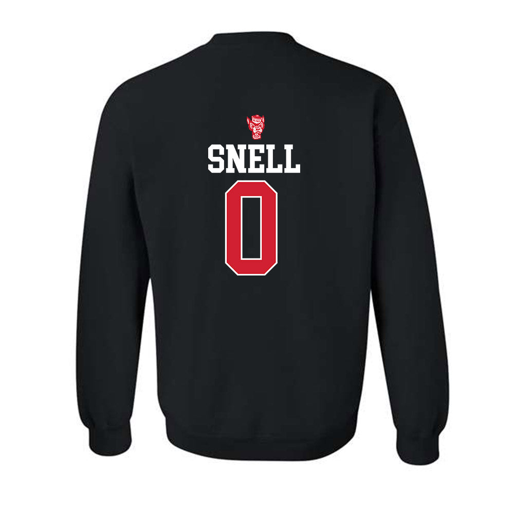 NC State - NCAA Men's Basketball : Jordan Snell - Classic Shersey Crewneck Sweatshirt-1