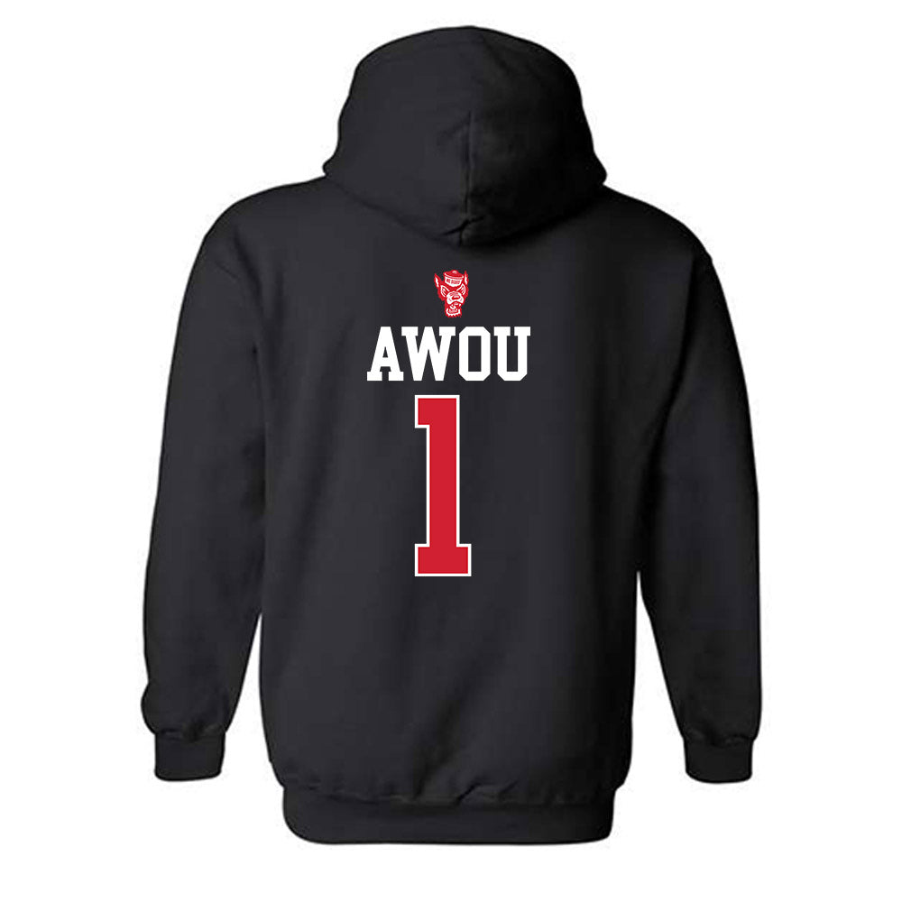 NC State - NCAA Women's Basketball : Lorena Awou - Classic Shersey Hooded Sweatshirt-1