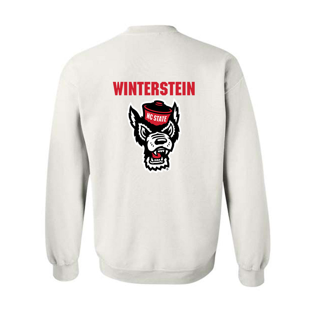 NC State - NCAA Wrestling : Pete Winterstein - Sports Shersey Crewneck Sweatshirt-1