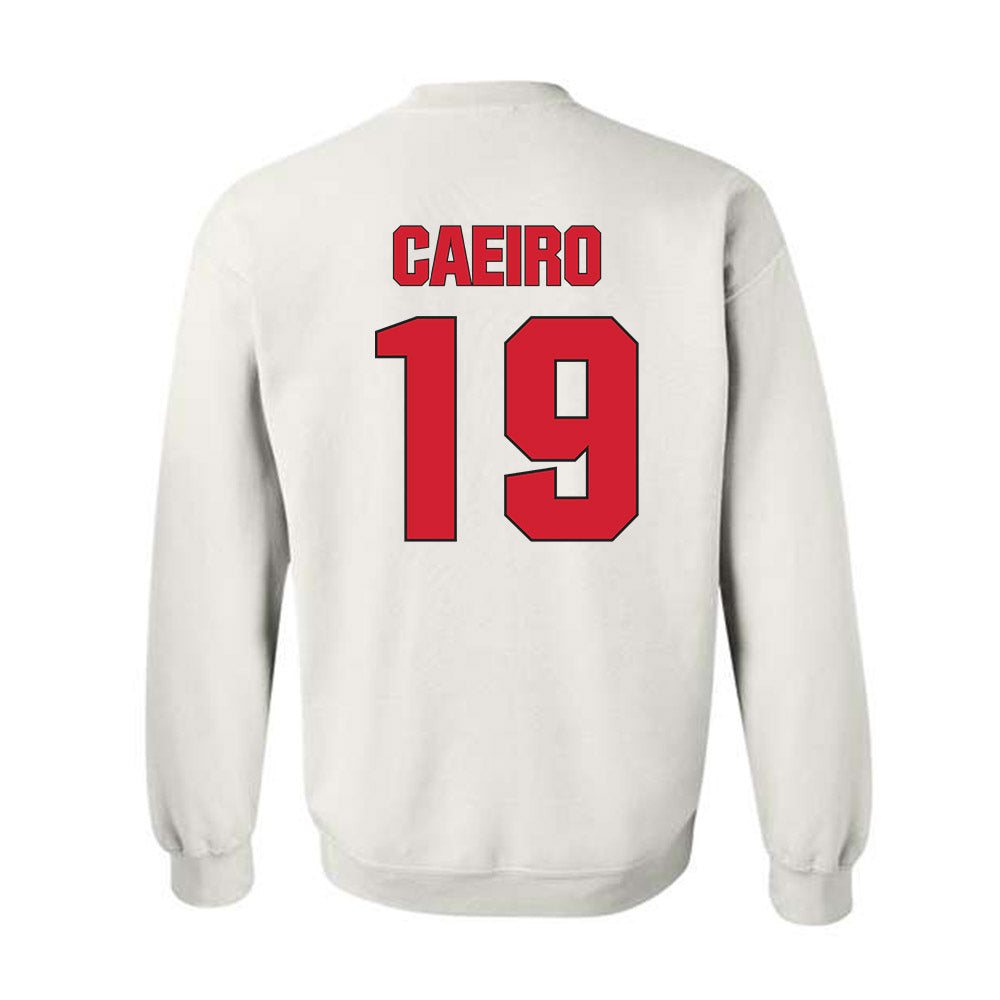 NC State - NCAA Men's Soccer : Pedro Caeiro - Classic Shersey Crewneck Sweatshirt-1