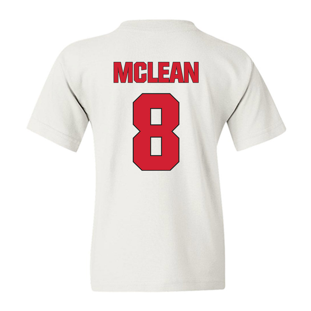 NC State - NCAA Men's Soccer : Justin McLean - Classic Shersey Youth T-Shirt-1