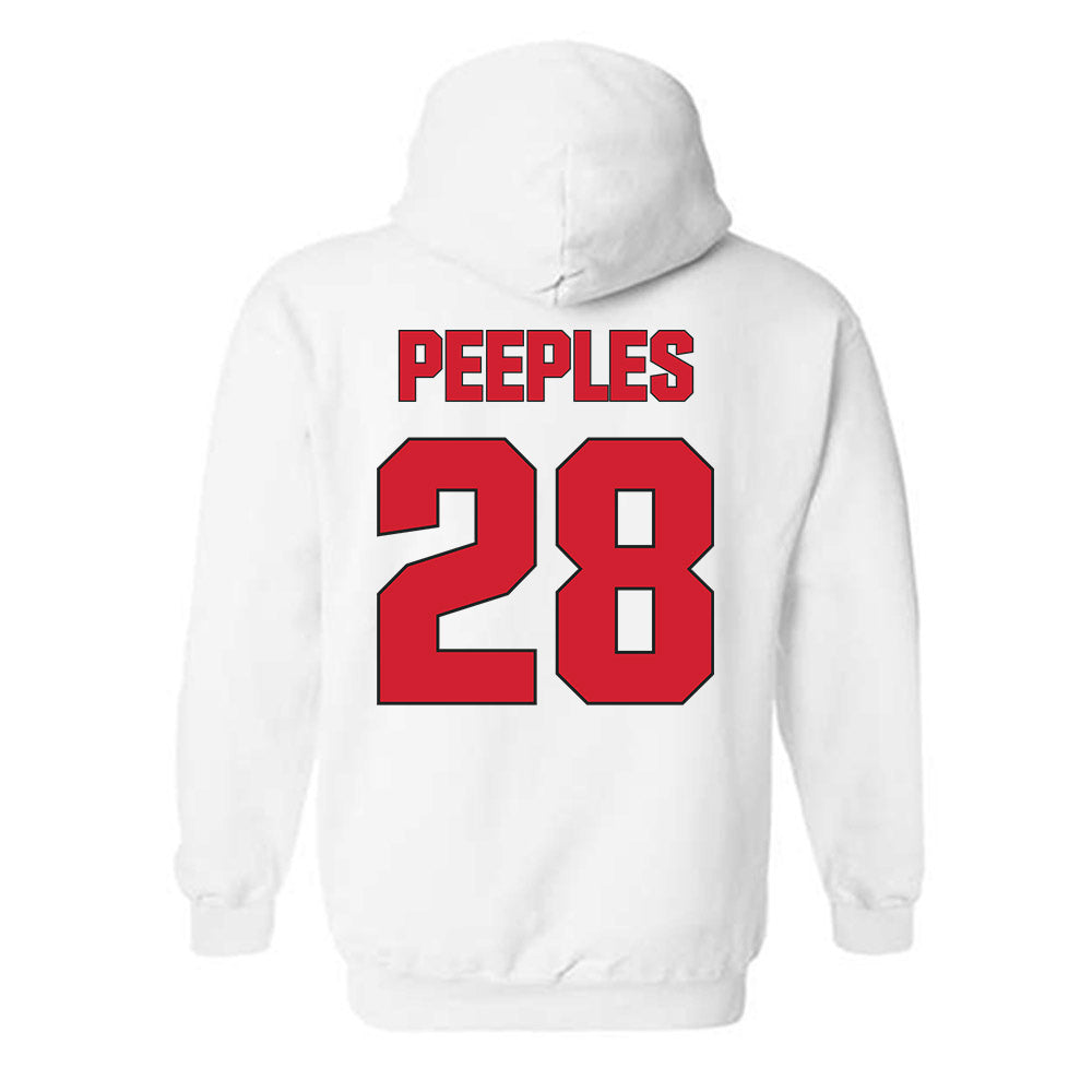 NC State - NCAA Men's Soccer : Brendan Peeples - Classic Shersey Hooded Sweatshirt-1