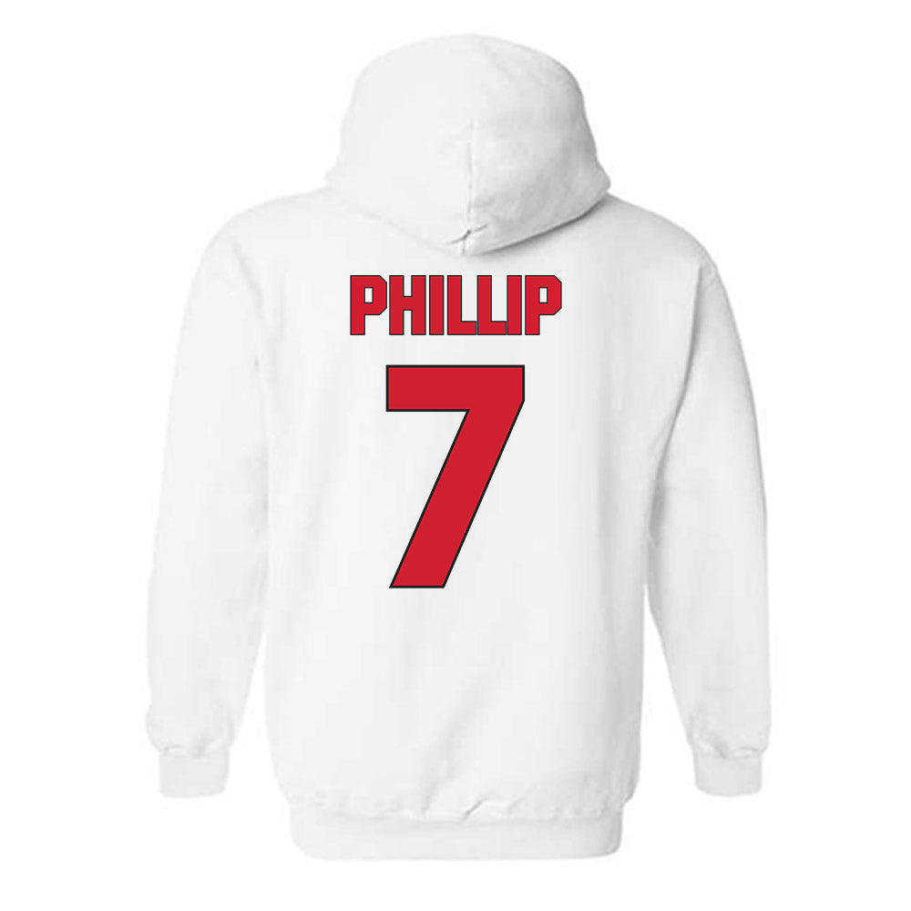 NC State - NCAA Men's Soccer : Donavan Phillip - Classic Shersey Hooded Sweatshirt-1