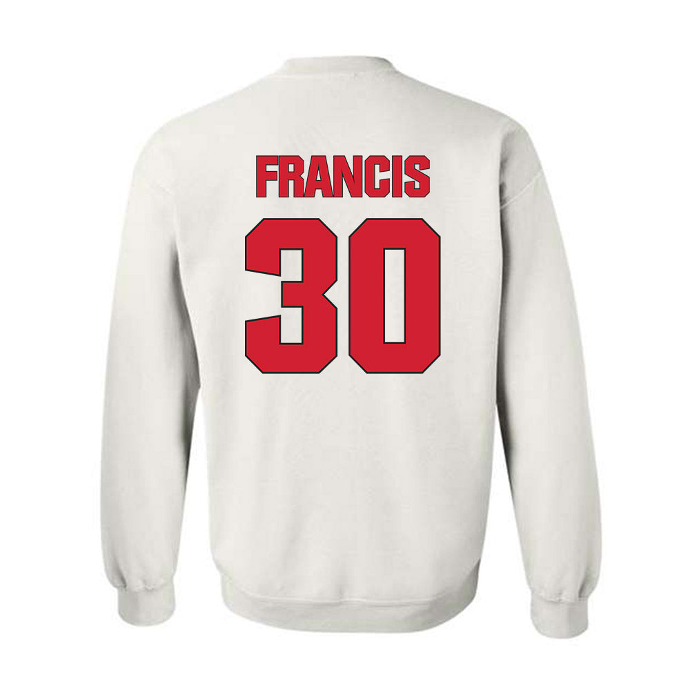 NC State - NCAA Men's Soccer : Maddux Francis - Classic Shersey Crewneck Sweatshirt-1