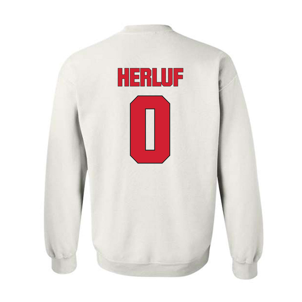 NC State - NCAA Men's Soccer : Christian Herluf - Classic Shersey Crewneck Sweatshirt-1