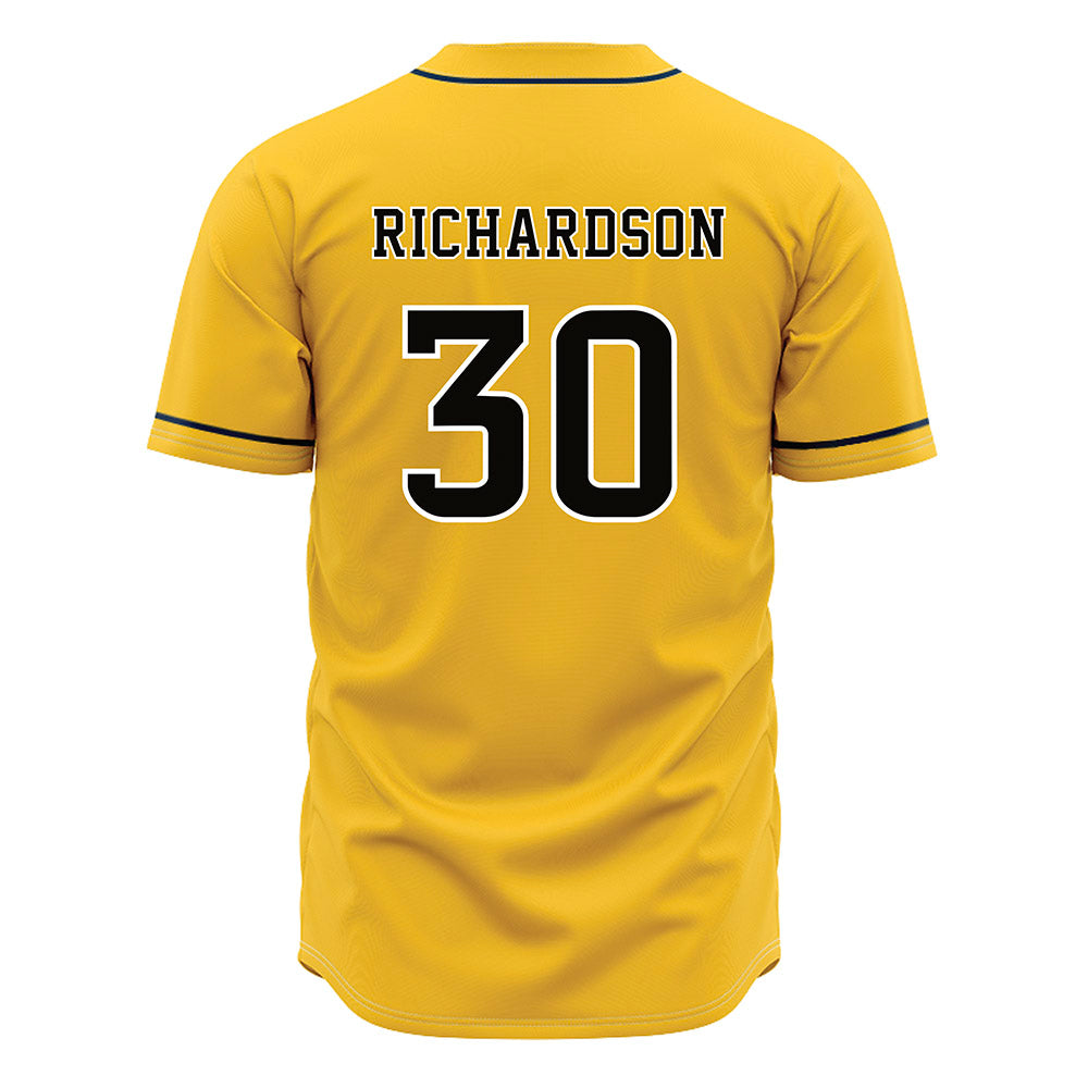 Southern Miss - NCAA Baseball : Cole Richardson - Gold Jersey-1