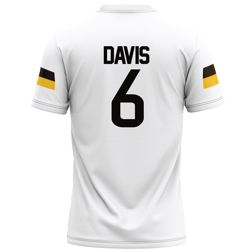 Southern Miss - NCAA Football : Micah Davis - White Football Jersey-1