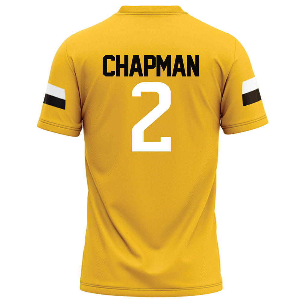 Southern Miss - NCAA Football : TyChaun Chapman - Gold Football Jersey-1