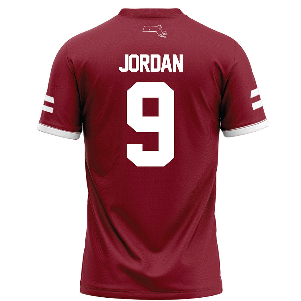 UMass - NCAA Football : Grant Jordan - Maroon Football Jersey-1