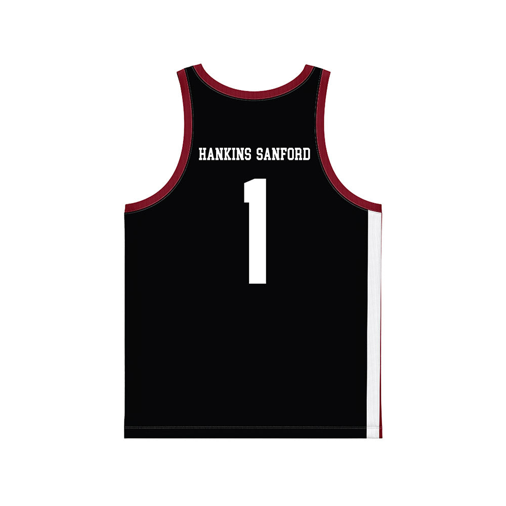 UMass - NCAA Men's Basketball : Daniel Hankins-Sanford - Black Basketball Jersey
