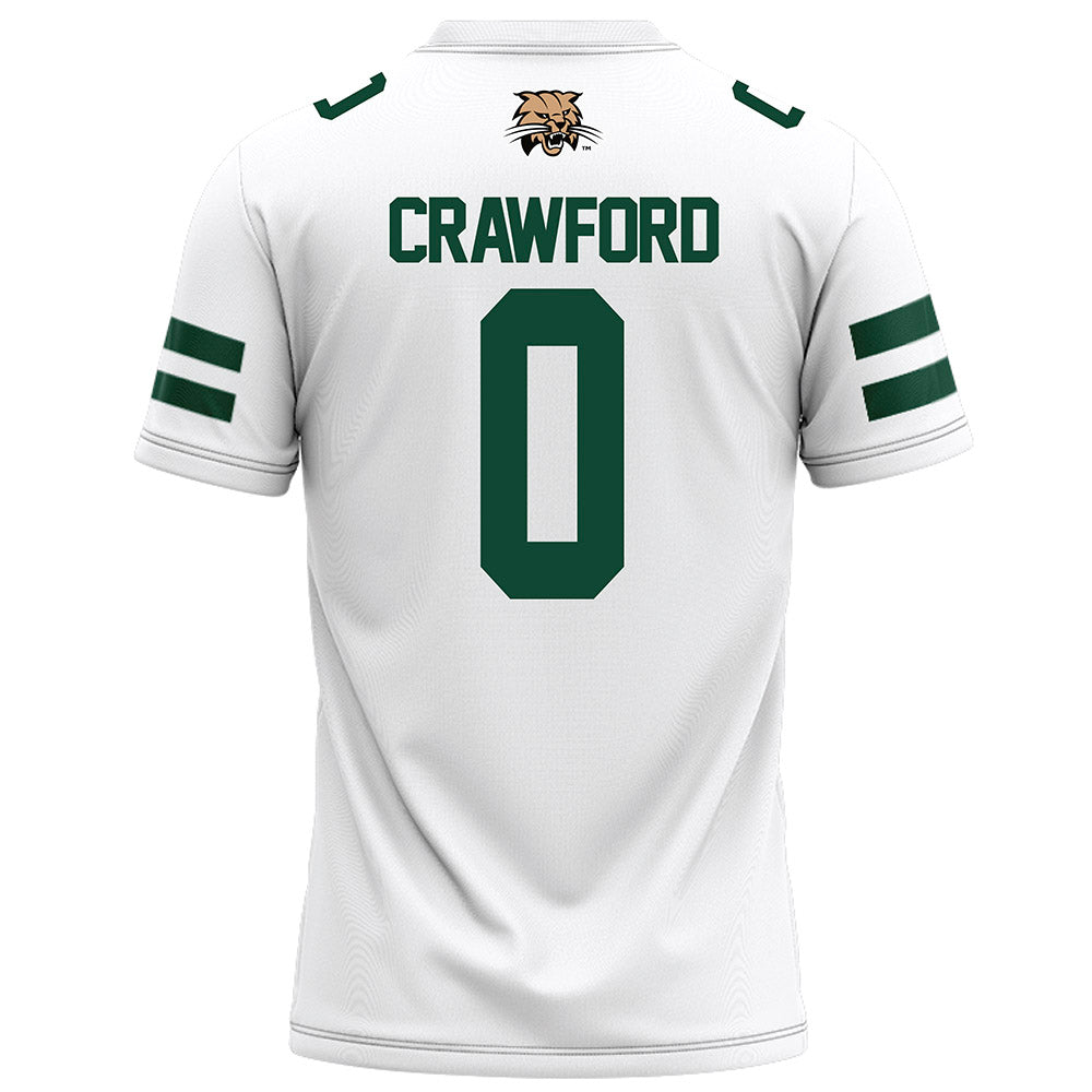 Ohio - NCAA Football : Delaney Crawford - White Football Jersey