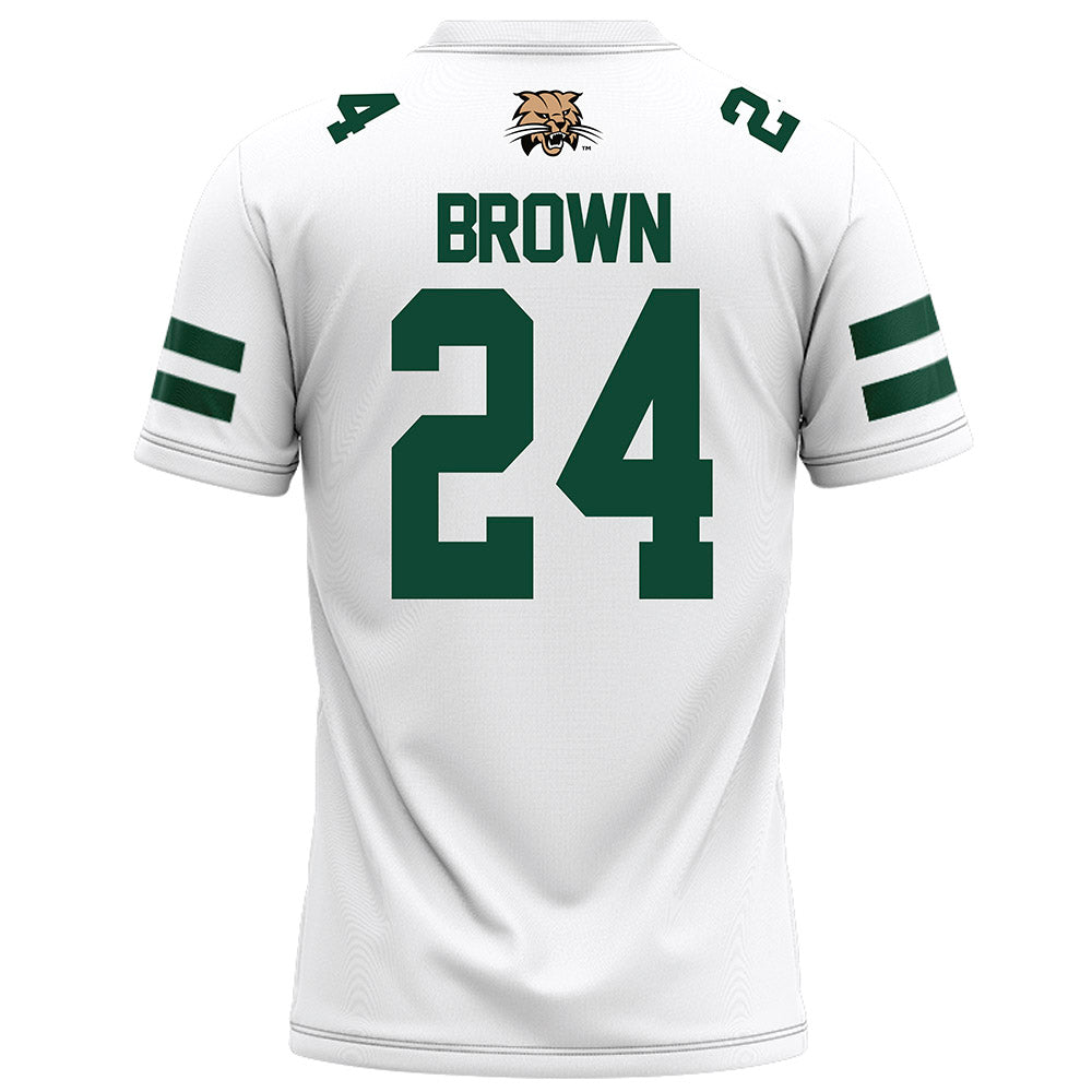 Ohio - NCAA Football : Irving Brown - White Football Jersey-1