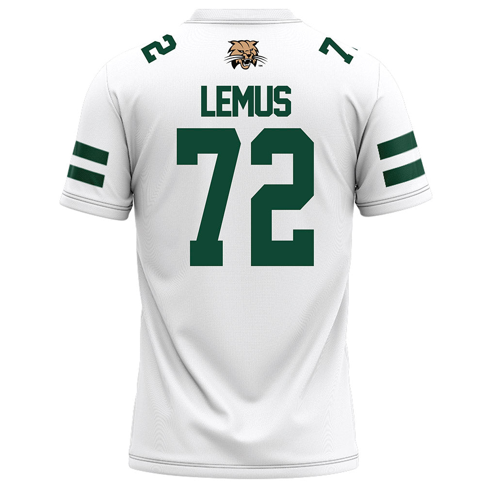 Ohio - NCAA Football : Jakob Lemus - White Football Jersey-1
