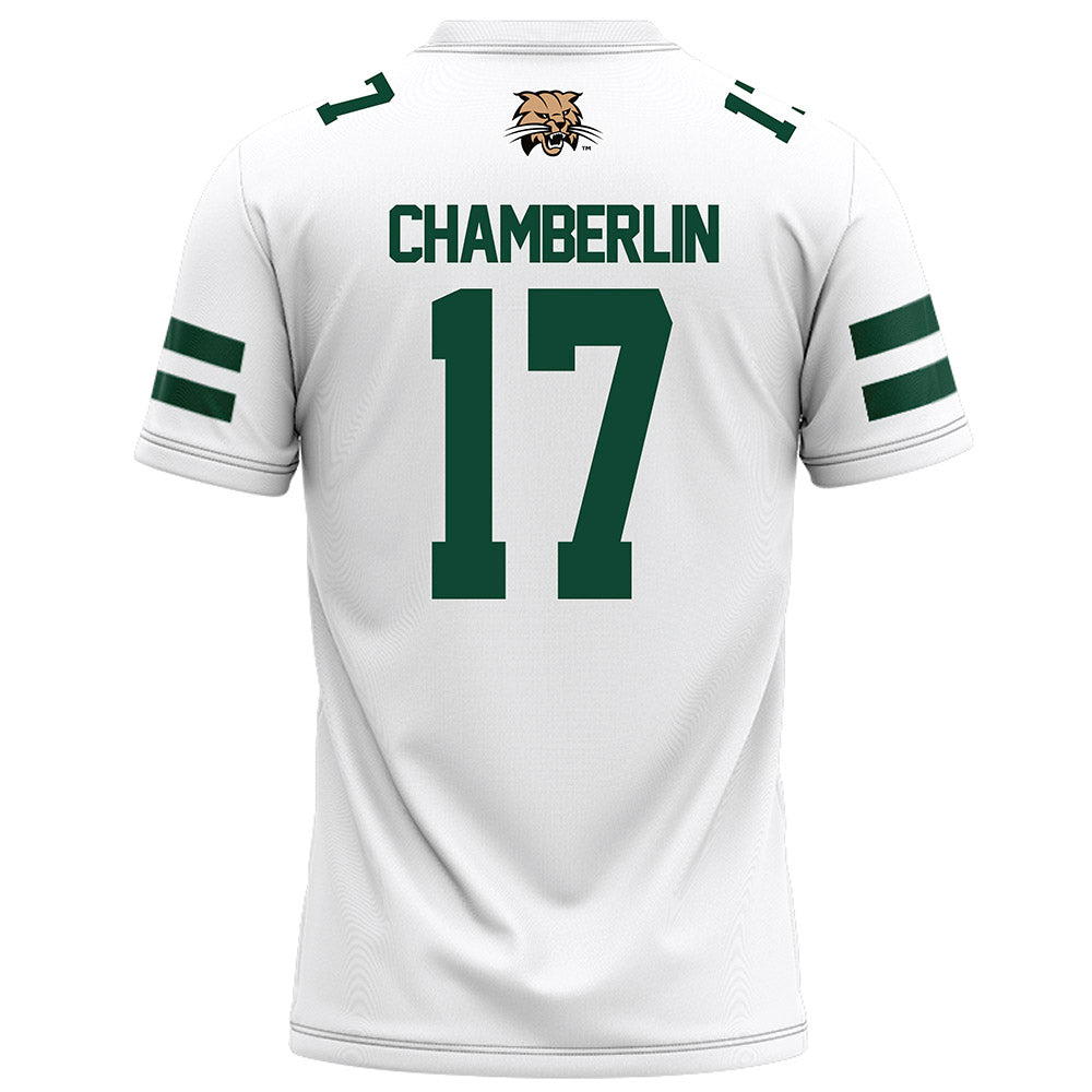 Ohio - NCAA Football : Caleb Chamberlin - White Football Jersey-1