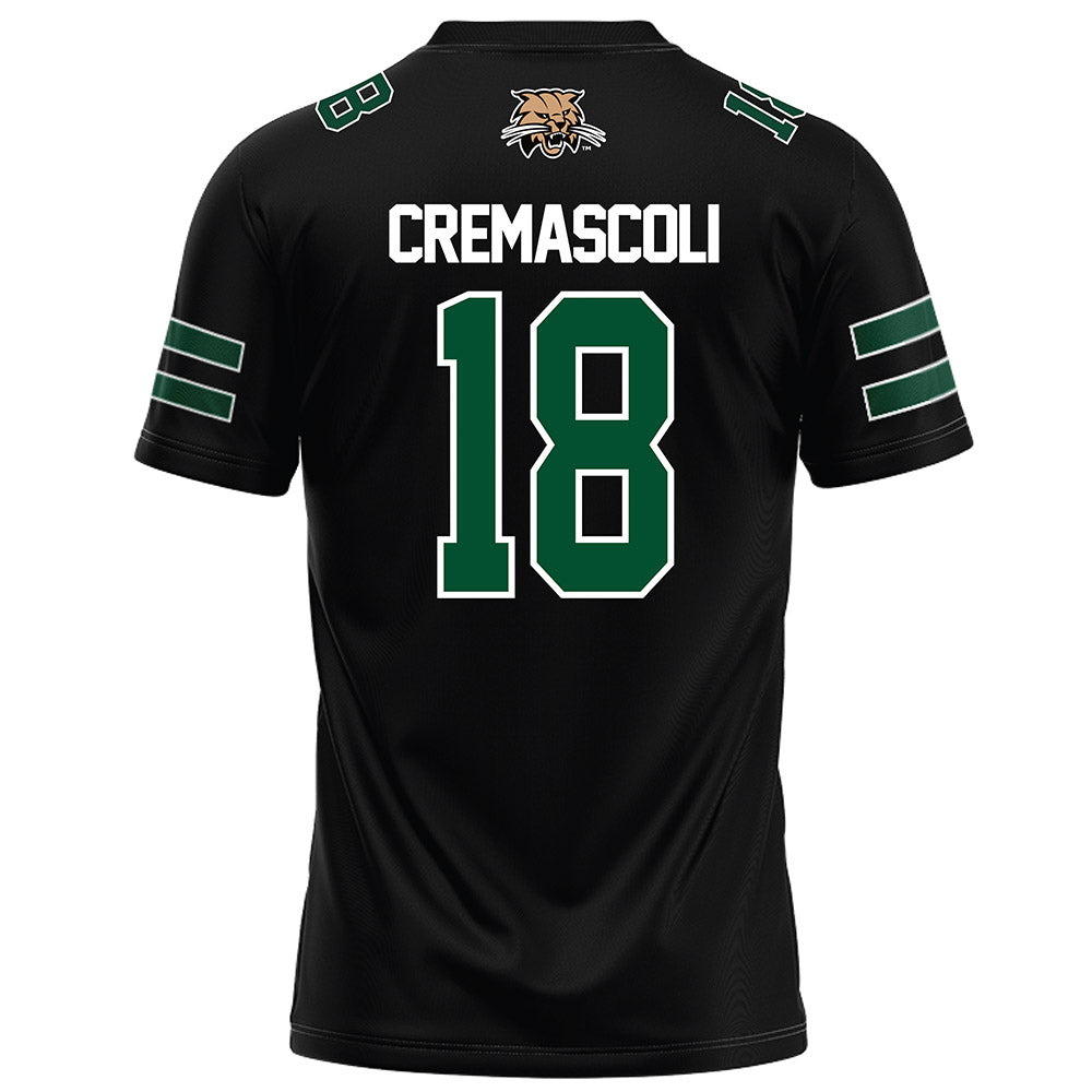 Ohio - NCAA Football : Miles Cremascoli - Black Football Jersey