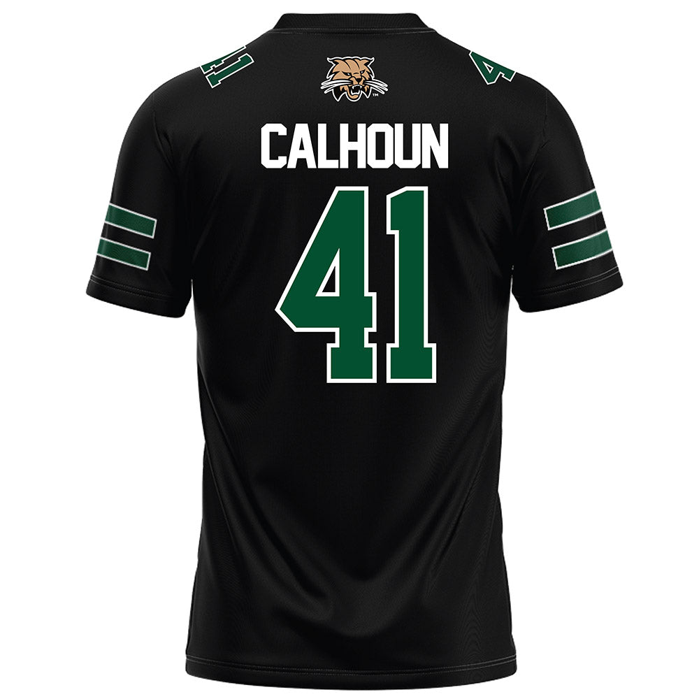 Ohio - NCAA Football : Keishaun Calhoun - Black Football Jersey-1