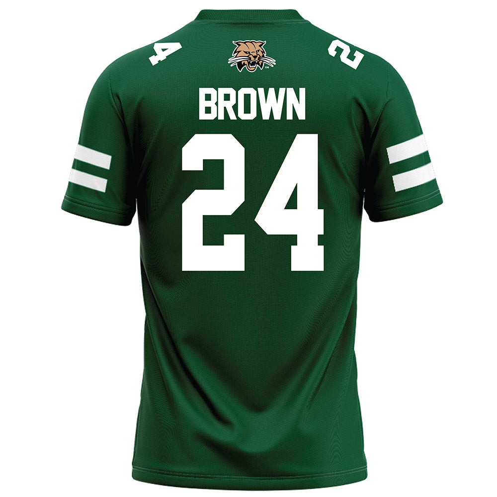 Ohio - NCAA Football : Irving Brown - Green Football Jersey-1