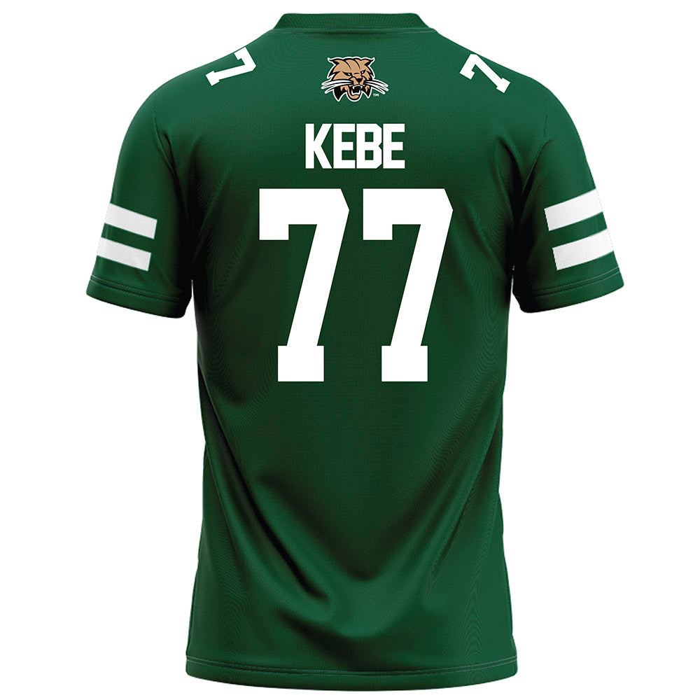 Ohio - NCAA Football : Ibrahim Kebe - Green Football Jersey-1