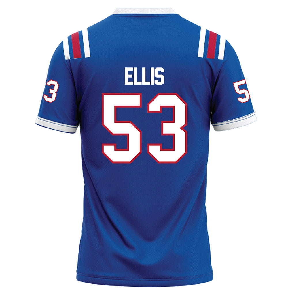 LA Tech - NCAA Football : Austin Ellis - Blue Football Jersey