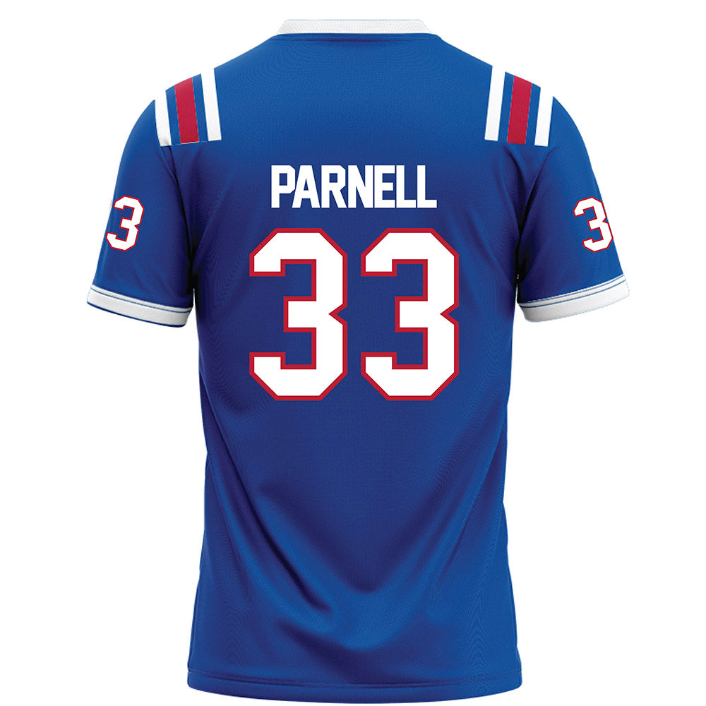 LA Tech - NCAA Football : Jaylon Parnell - Blue Football Jersey-1