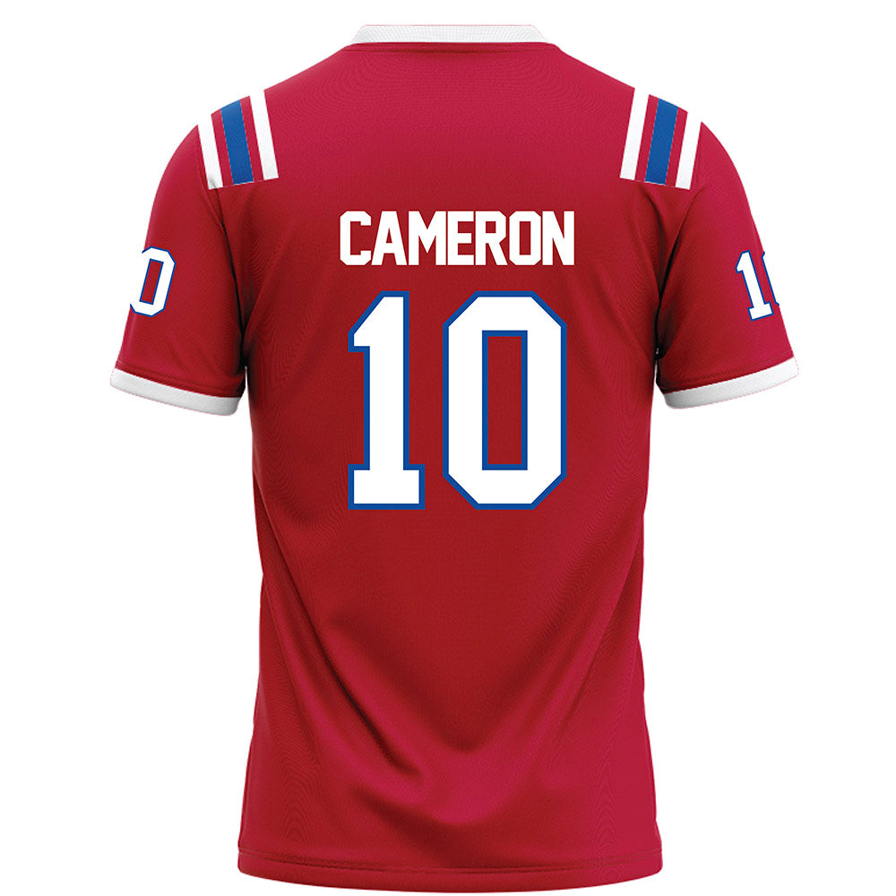 LA Tech - NCAA Football Legends : Colby Cameron - Red Football Jersey-1