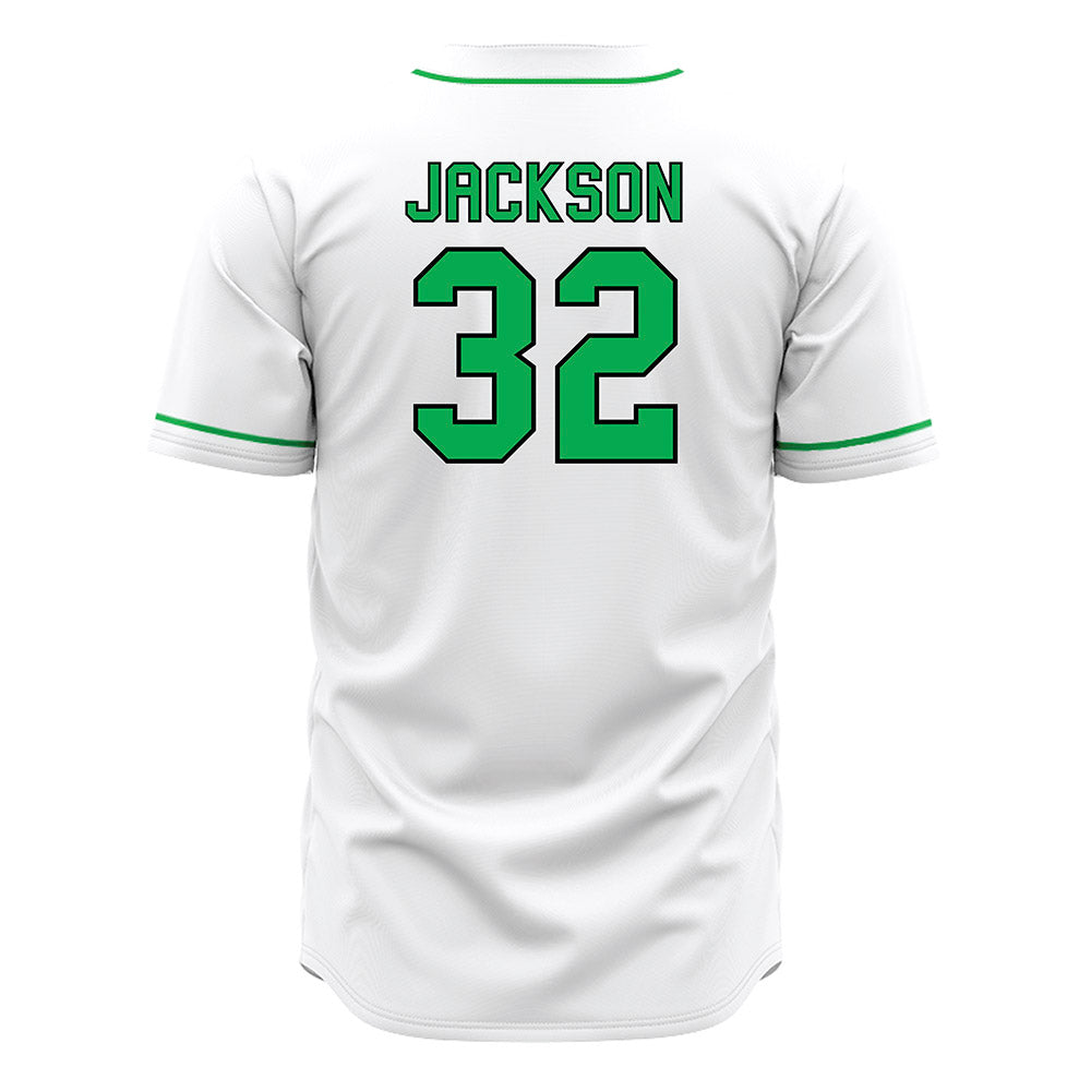 Marshall - NCAA Baseball : Peyton Jackson - White Jersey-1
