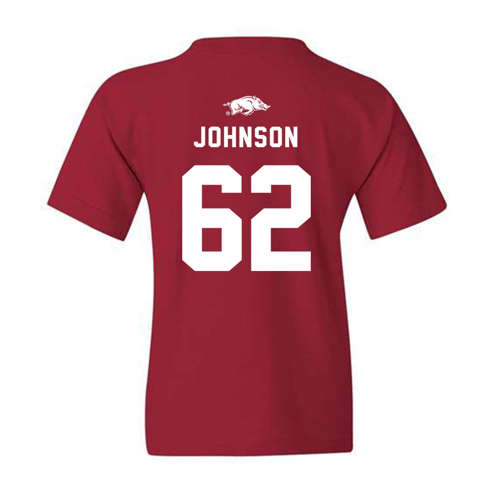 Arkansas - NCAA Football : Alex Johnson - Replica Shersey Youth T-Shirt