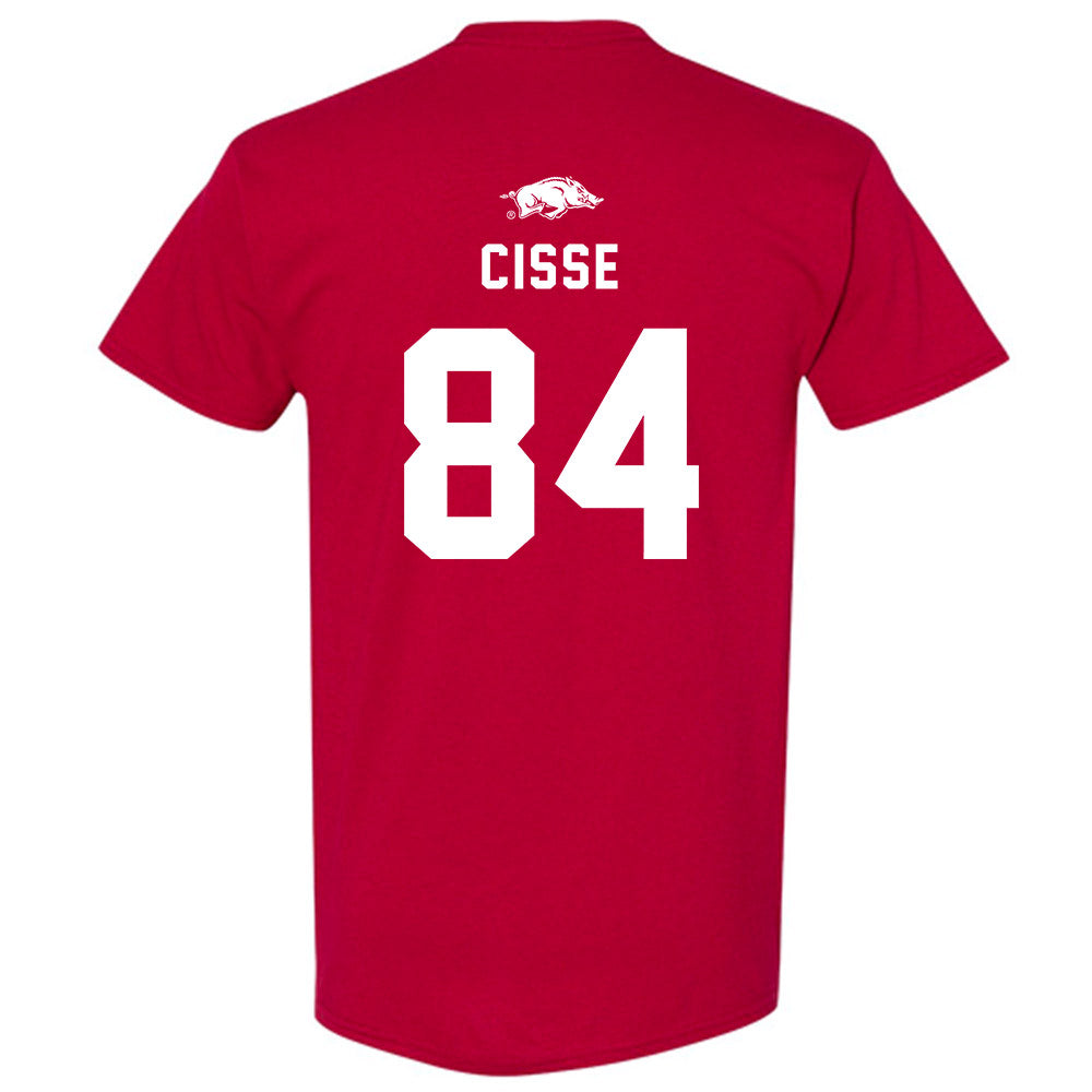 Arkansas - NCAA Football : Ismael Cisse - Replica Shersey T-Shirt-1