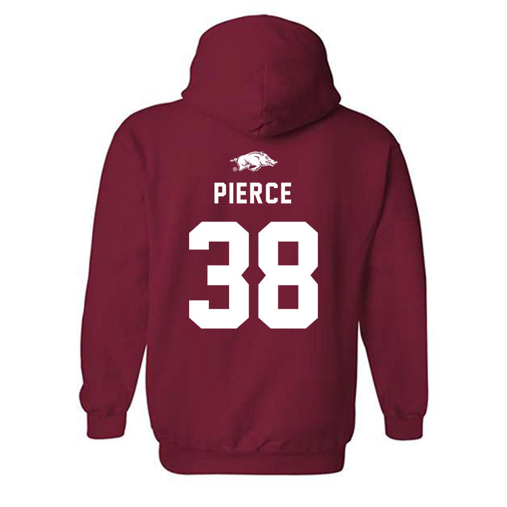 Arkansas - NCAA Football : Anton Pierce - Replica Shersey Hooded Sweatshirt