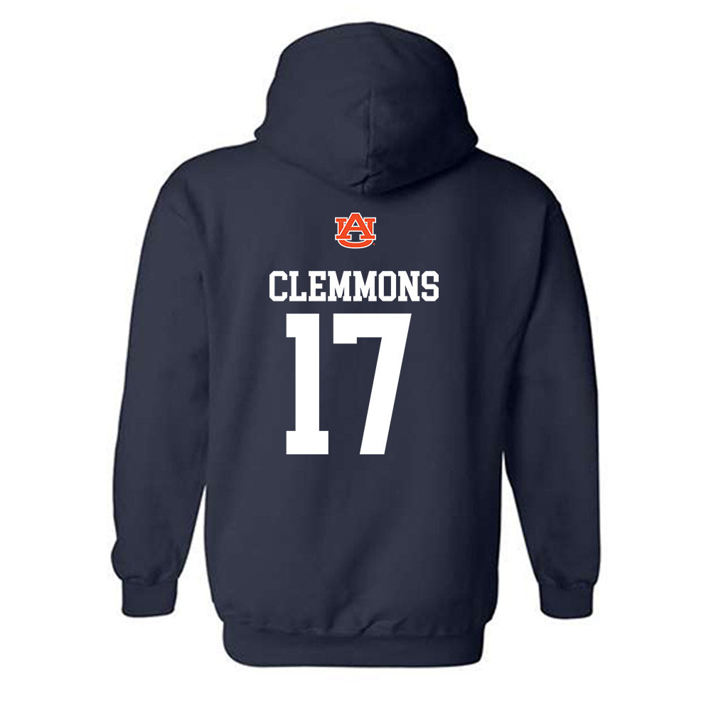 Auburn - NCAA Softball : Chalea Clemmons - Replica Shersey Hooded Sweatshirt