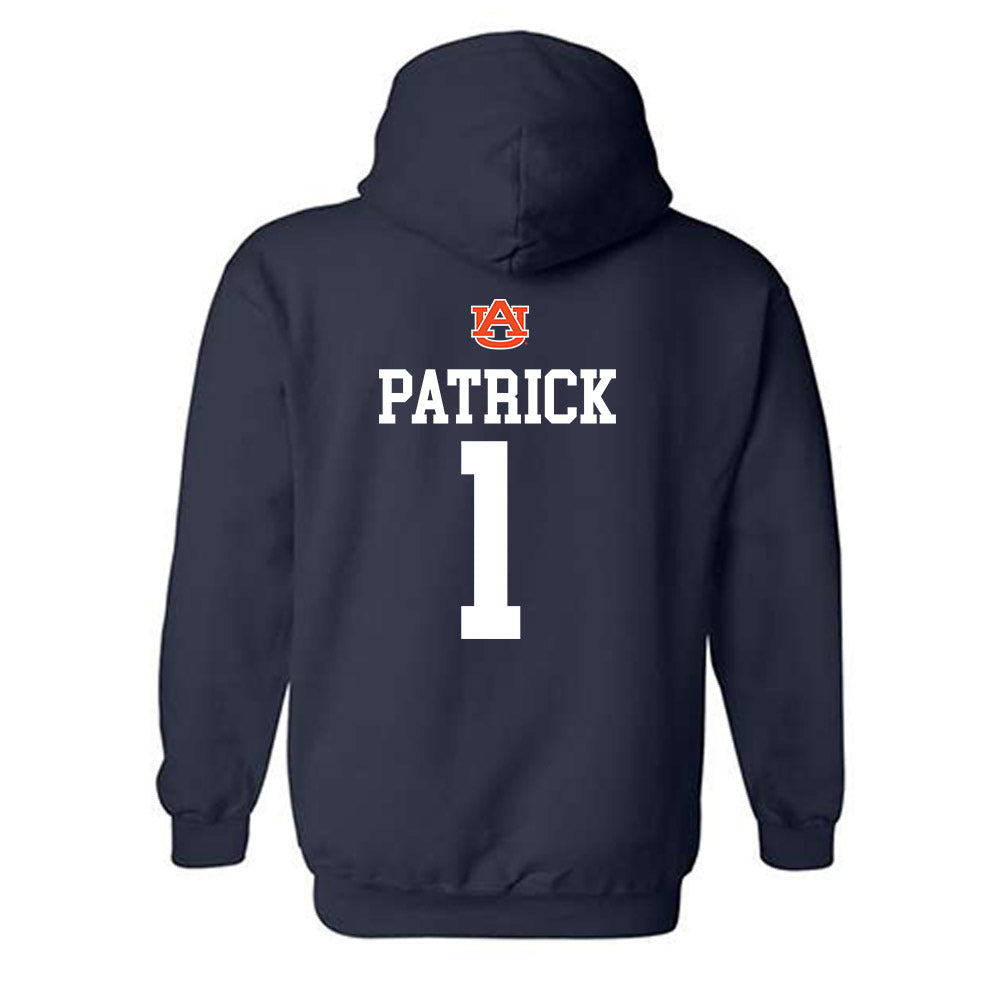 Auburn - NCAA Women's Volleyball : belle patrick - Replica Shersey Hooded Sweatshirt-1