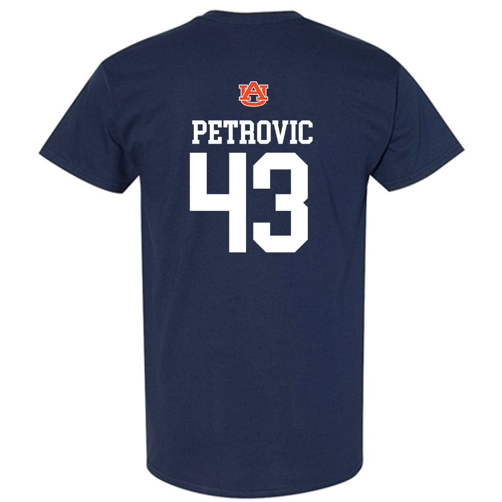 Auburn - NCAA Baseball : Alex Petrovic - Replica Shersey T-Shirt