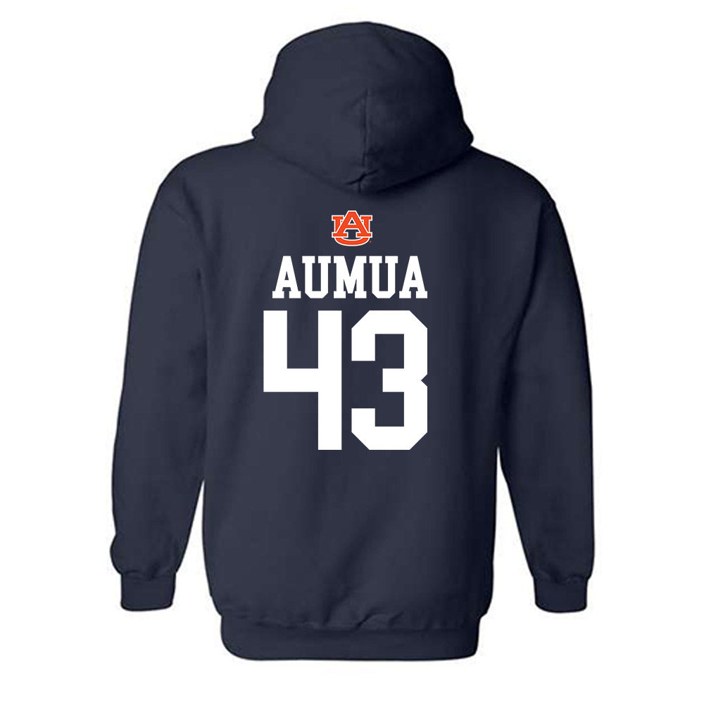 Auburn - NCAA Softball : Delaney Aumua - Replica Shersey Hooded Sweatshirt-1
