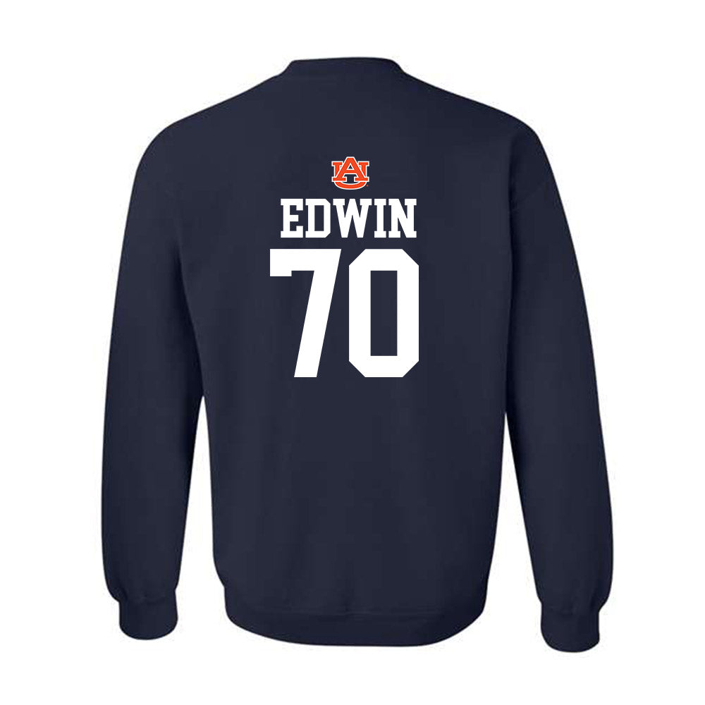 Auburn - NCAA Football : Favour Edwin - Replica Shersey Crewneck Sweatshirt-1