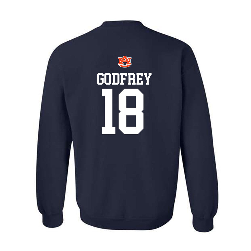 Auburn - NCAA Softball : Brit Godfrey - Replica Shersey Crewneck Sweatshirt-1