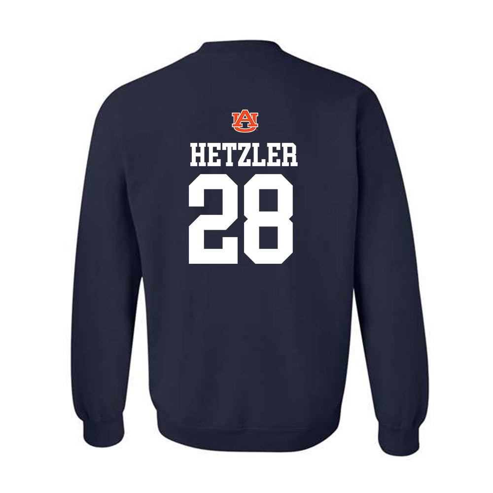 Auburn - NCAA Baseball : Ryan Hetzler - Replica Shersey Crewneck Sweatshirt-1