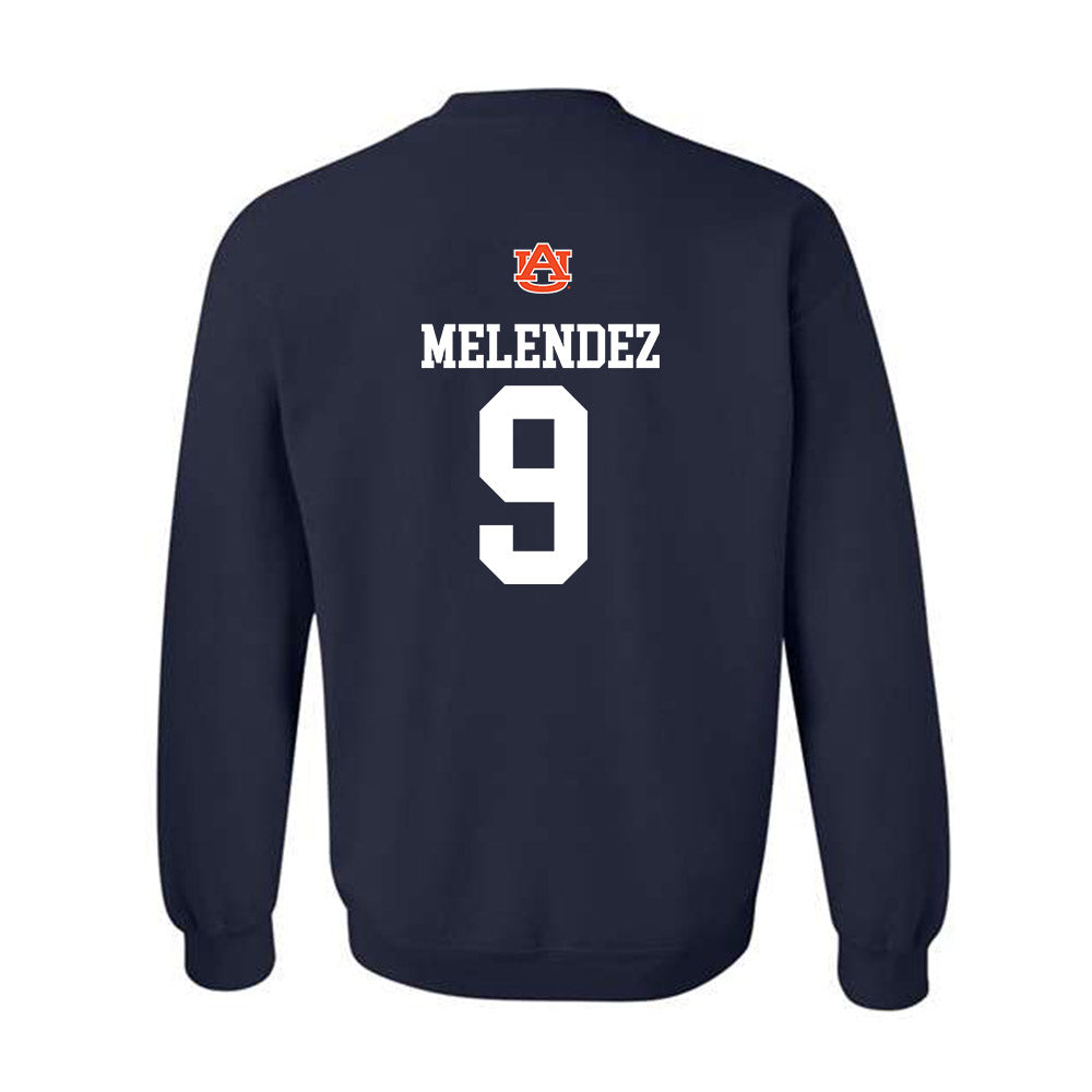 Auburn - NCAA Football : Elijah Melendez - Replica Shersey Crewneck Sweatshirt-1