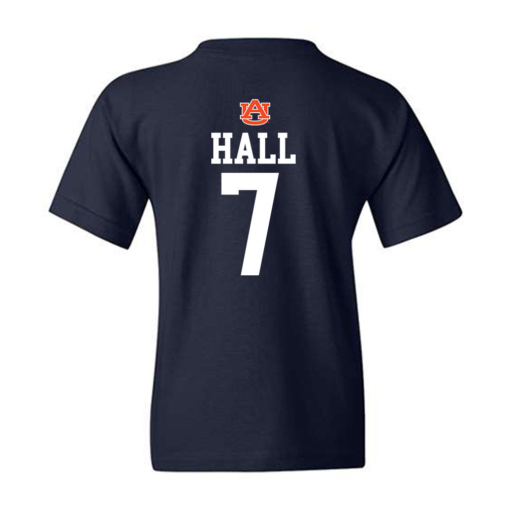 Auburn - NCAA Men's Basketball : Keyshawn Hall - Replica Shersey Youth T-Shirt-1