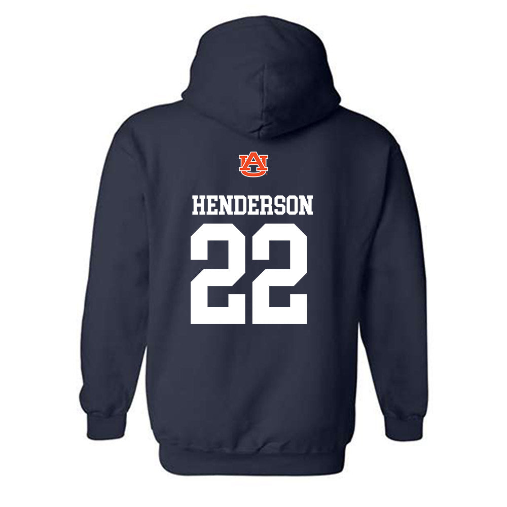 Auburn - NCAA Football : Alvin Henderson - Replica Shersey Hooded Sweatshirt-1