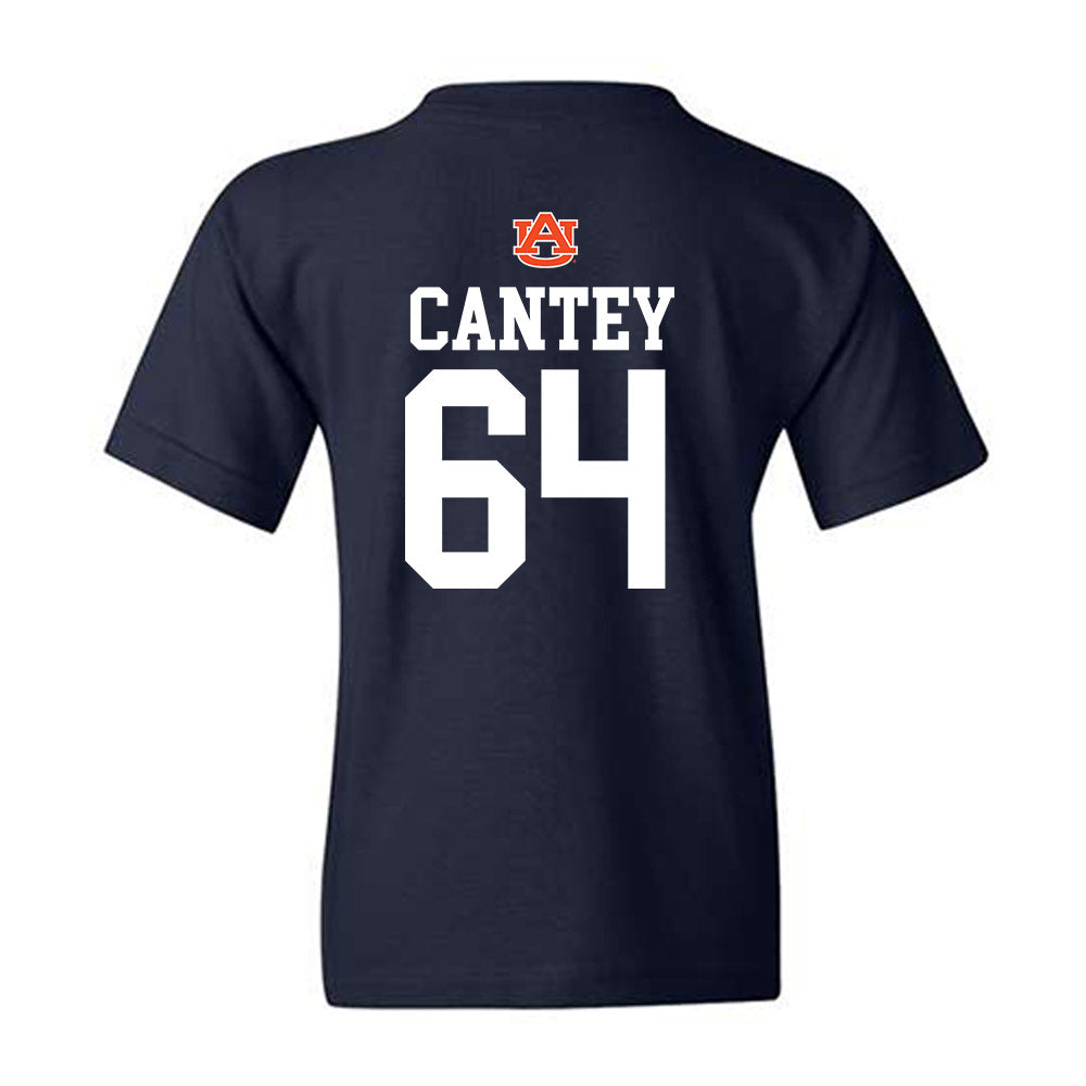 Auburn - NCAA Football : Benton Cantey - Replica Shersey Youth T-Shirt-1